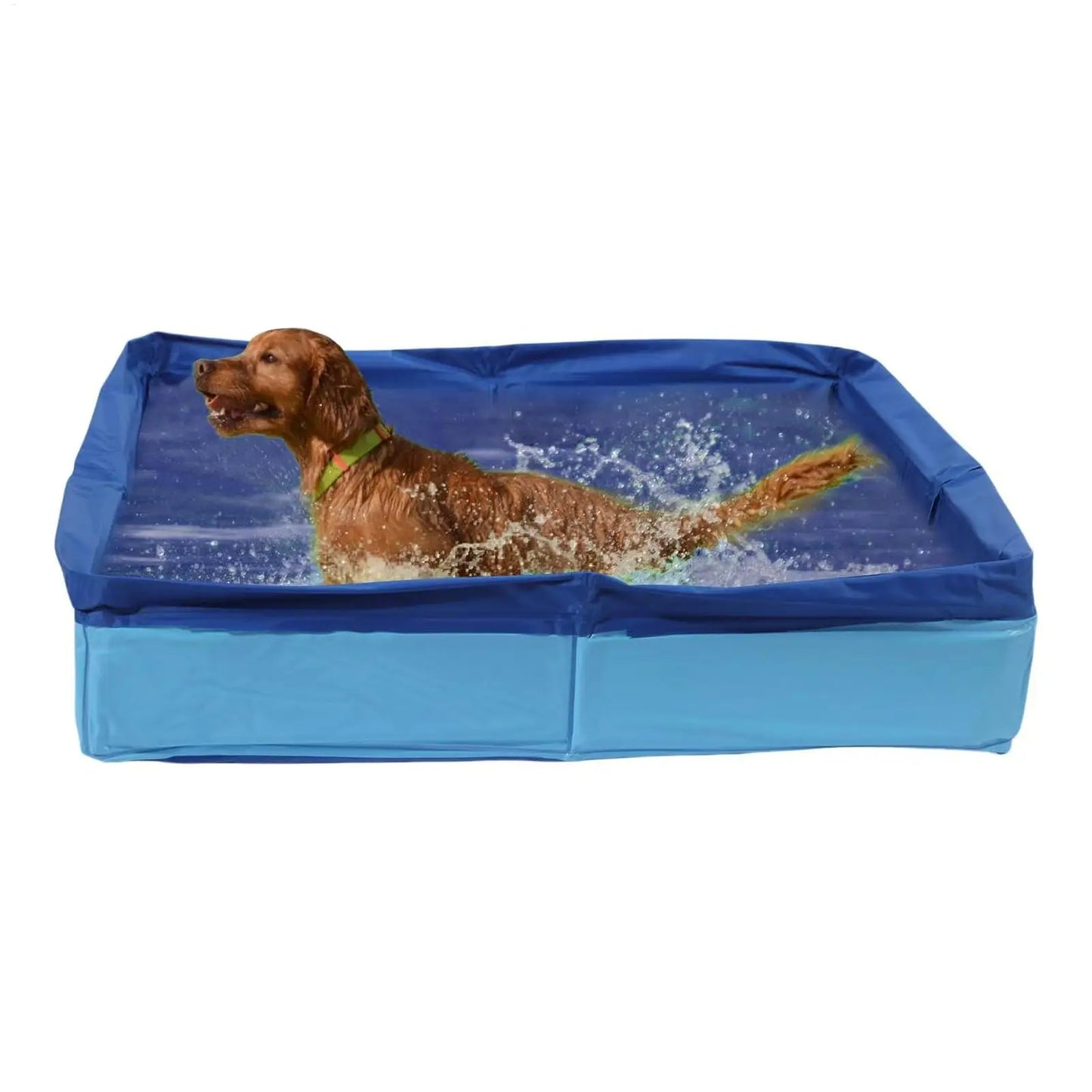 Pet Swimming Pool Foldable Cat Dog Toy Pool Outdoor Portable Non-slip Summer Swimming Pool Pet Cleaning Water Basin Pet Supplies