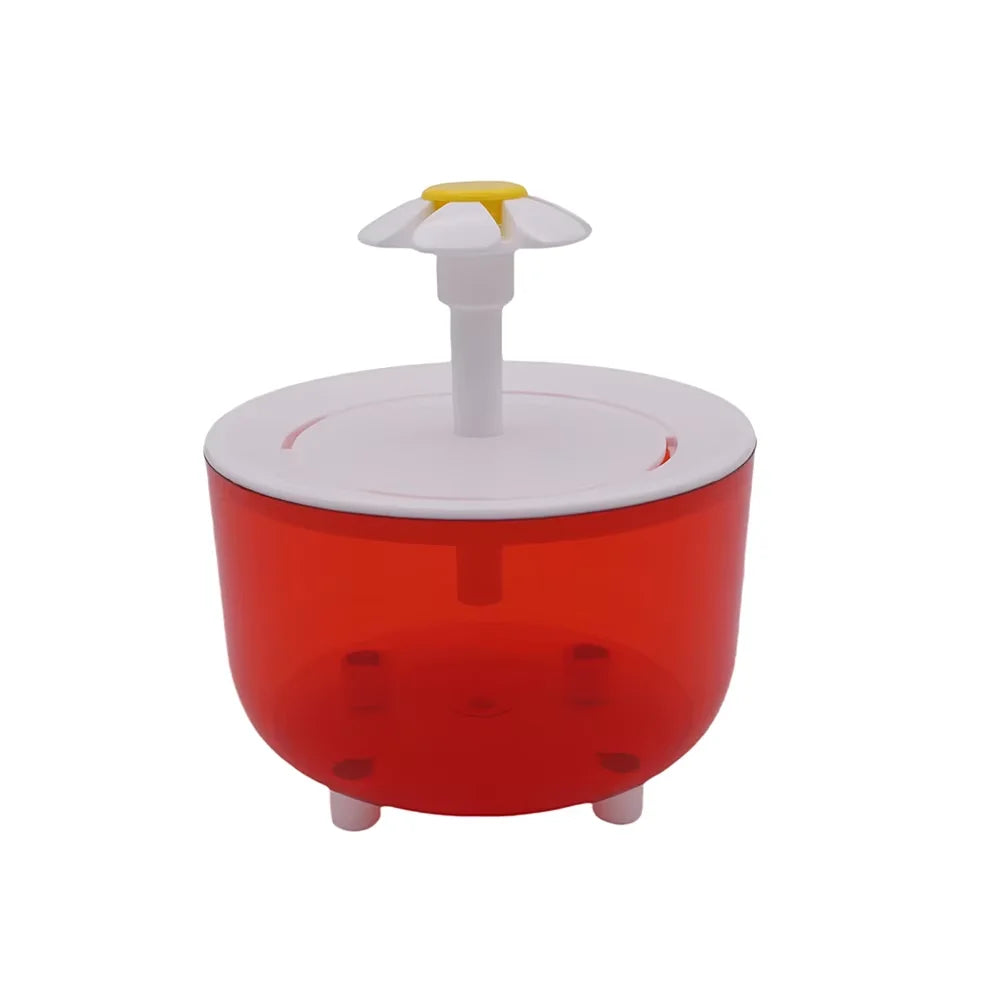 1L USB Pet Water Fountain with Pump & Filter Anti-Dry Burning Cat Water Dispenser Auto Recirculating Pet Water Flow Drinker
