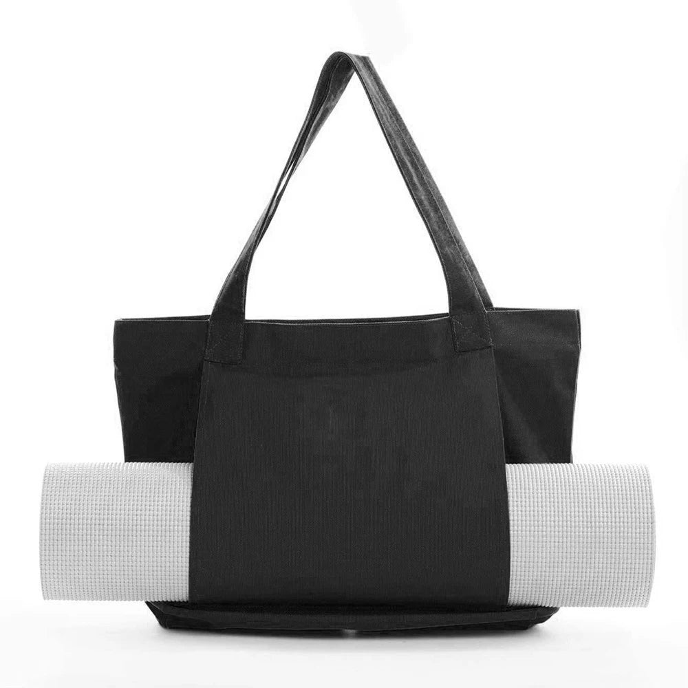 Yoga Tote Bag for Women Shoulder Bags Drawstring for Office Workout Travel Carryall Pilates Gym and Beach