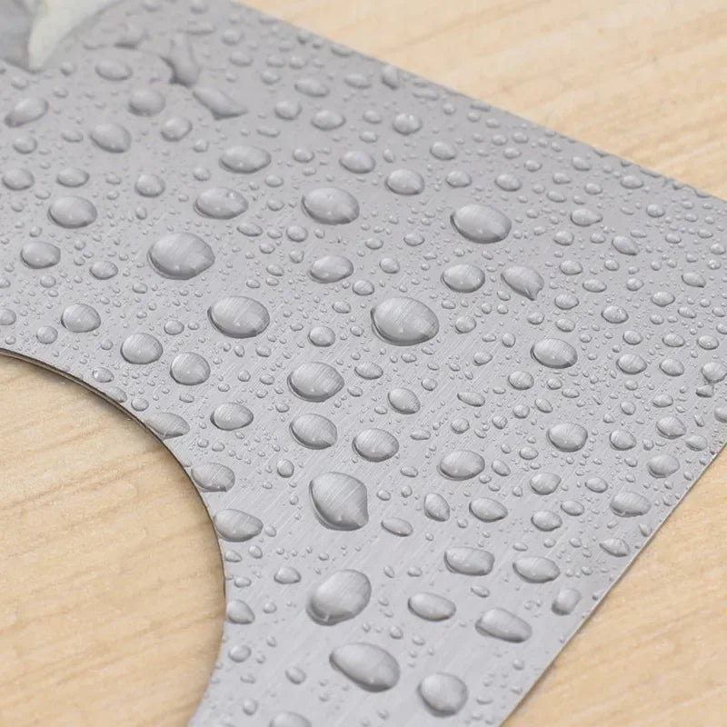 Door Lock Repair Board Cover Circular Stainless Steel Plates Garage Door Handle Plate Covers Patch Reinforcement Plates Brackets