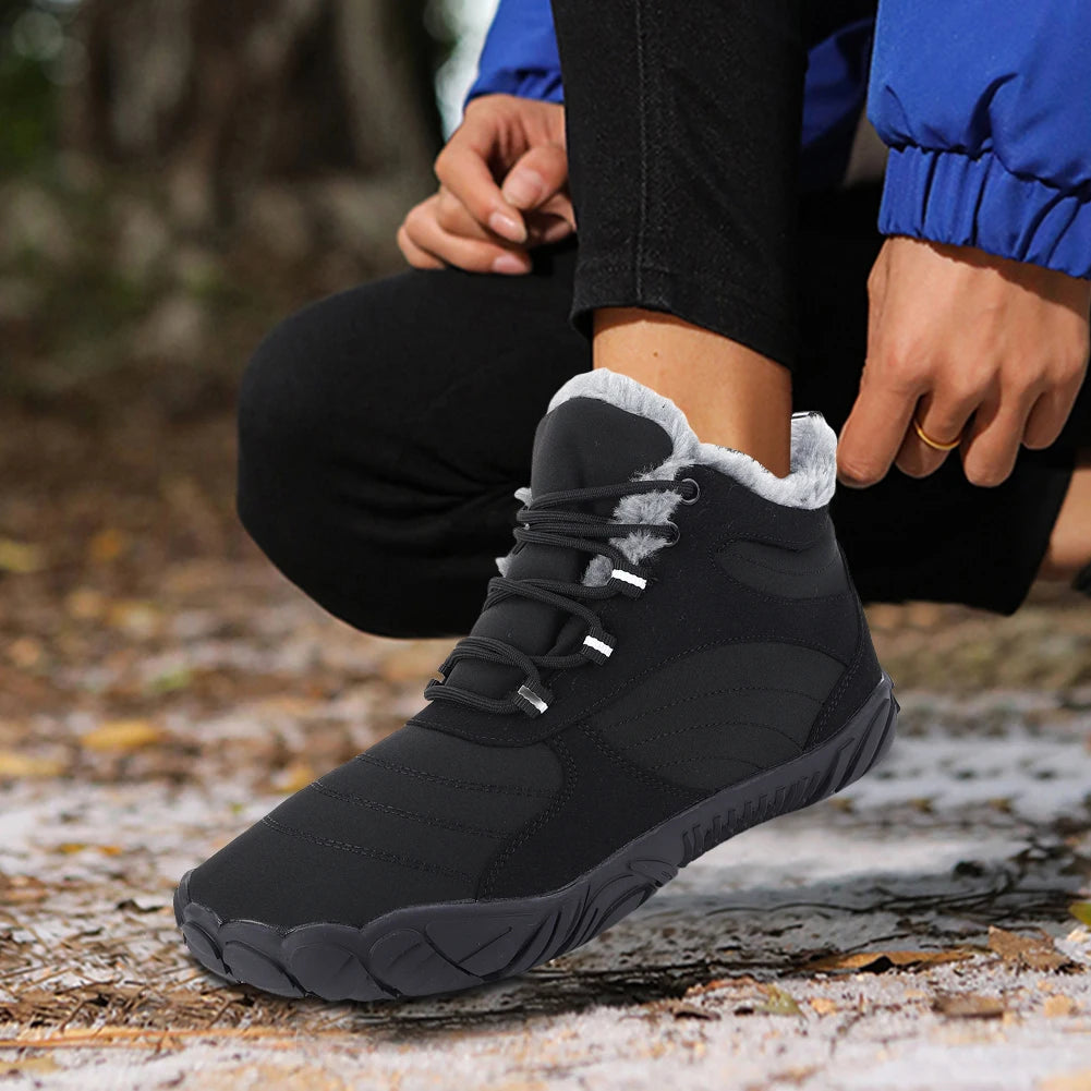 Winter Footwear Barefoot Boots Waterproof Snow Sneakers for Women Men