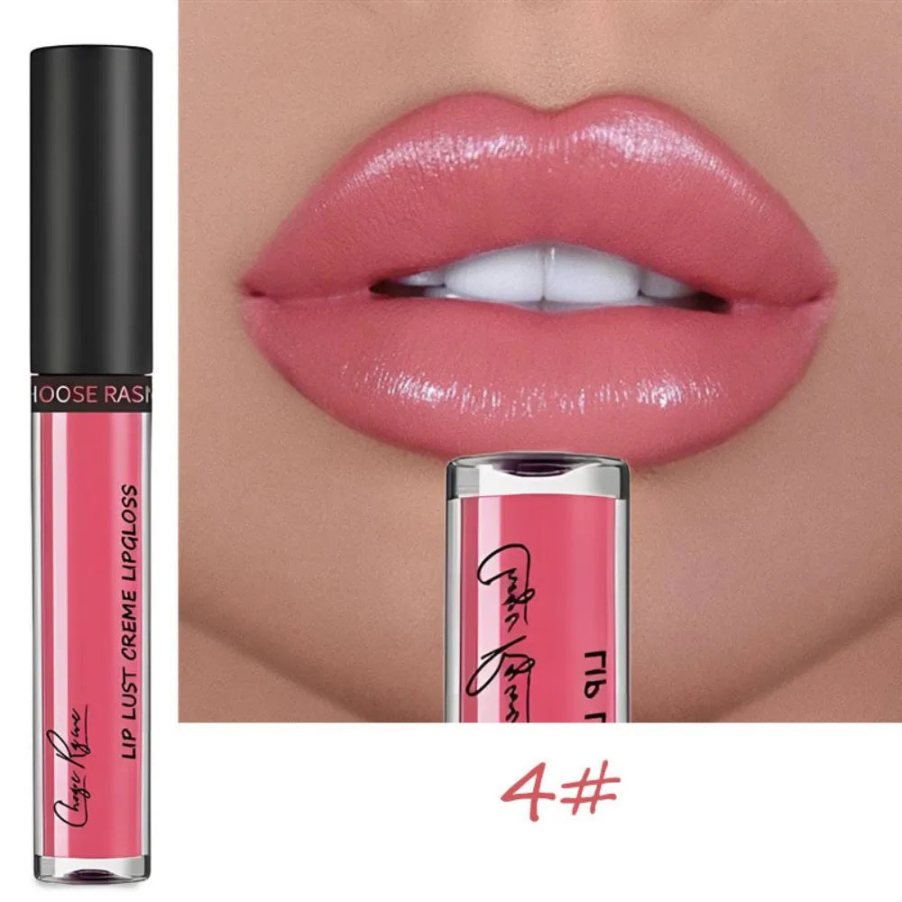 12 Colors Sexy Women Lipstick Waterproof Long Lasting Moist Lip Gloss Vivid Colorful Lipgloss Women Makeup maquiagem