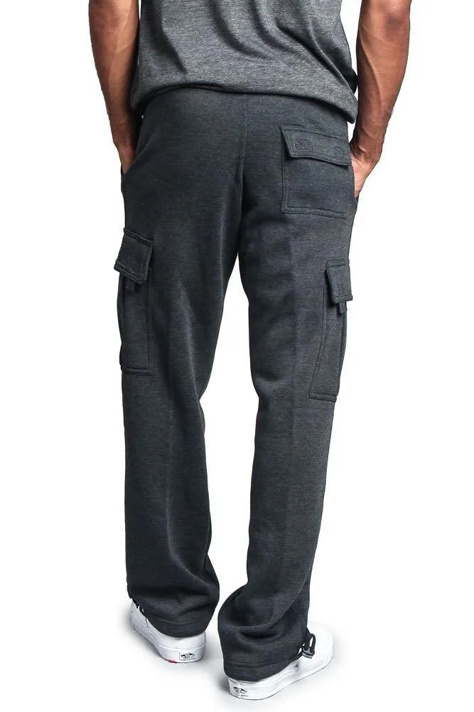 Spring and Autumn New Men's Sports Leisure Trousers Multi-pocket Loose Solid Color Cargo Work Pants Streetwear Men Pants