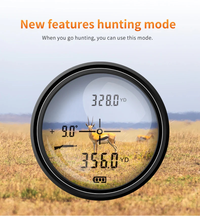 1000m Laser Distance Meter Rangefinder for Golf Rangefinder Hunting Telescope Speed Meter