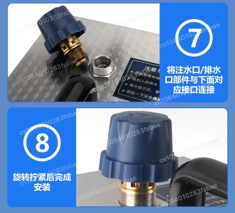 2L Direct Spray Steam Washer 1300W Multifunctional Steam Cleaning Machine for Jewelry Air Conditioner