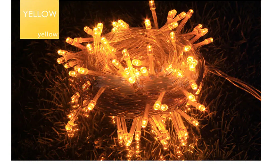 LED Strip 10M 100LEDs Christmas Lights Led Strip Lights Festoon Fairy Lights Garden Light Party Holiday Christmas Decoration