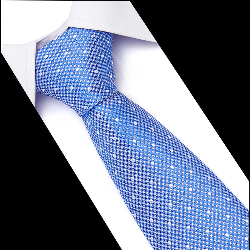 Hot Sale Necktie Man 7.5 cm Silk Tie Solid Color Gravatas Suit Accessories Fit Wedding Holiday Party