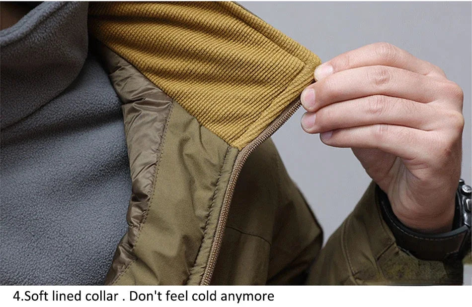 Level 7 Winter Jacket Tactical Down Jackets For Men Winter Warm Waterproof Windbreakers Hunting Hiking Outdoors  Parkas Coat