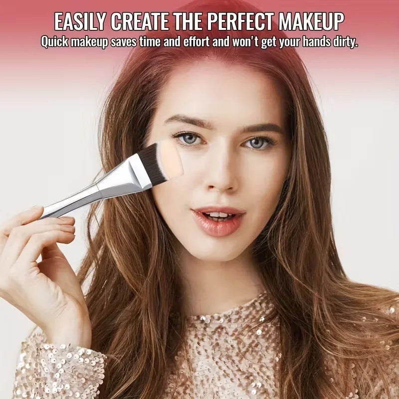 Ultra-Thin Foundation Brush Mixing Palette Makeup Sponge Puff for Seamless Blending of Cream and Liquid Makeup Professional Tool