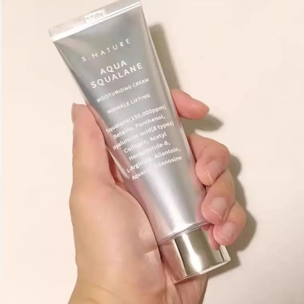 1PCS Squalane Facial Cream 80g Nourishing Formula Enhances Skin Protection Refreshing Non Sticky Long Lasting Hydration Skincare