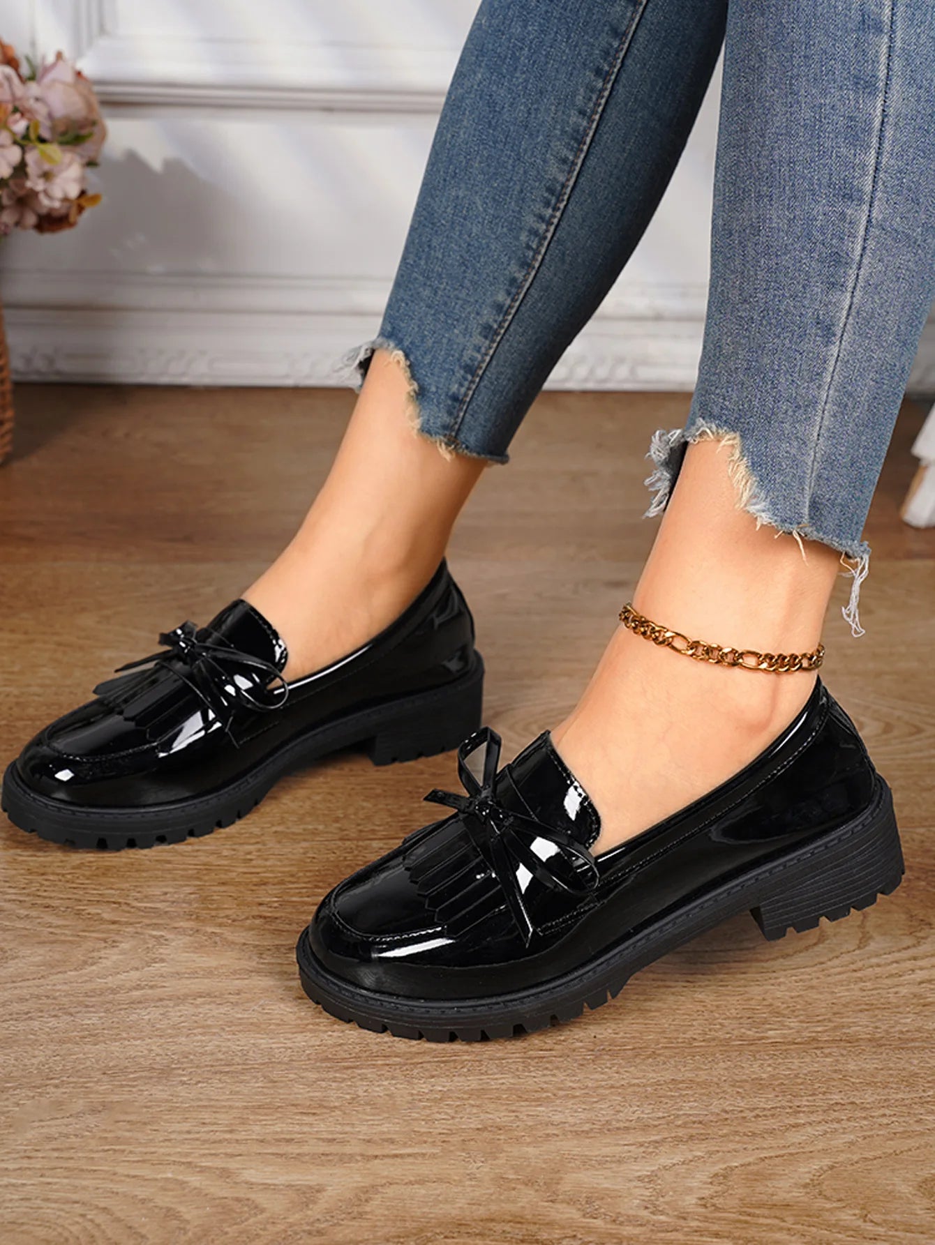 Comemore Women Flat Oxford Shoes Soft Leather Sneakers Low Medium Heeels Pumps Slip on Loafers Summer Footwear for Woman Zapatos