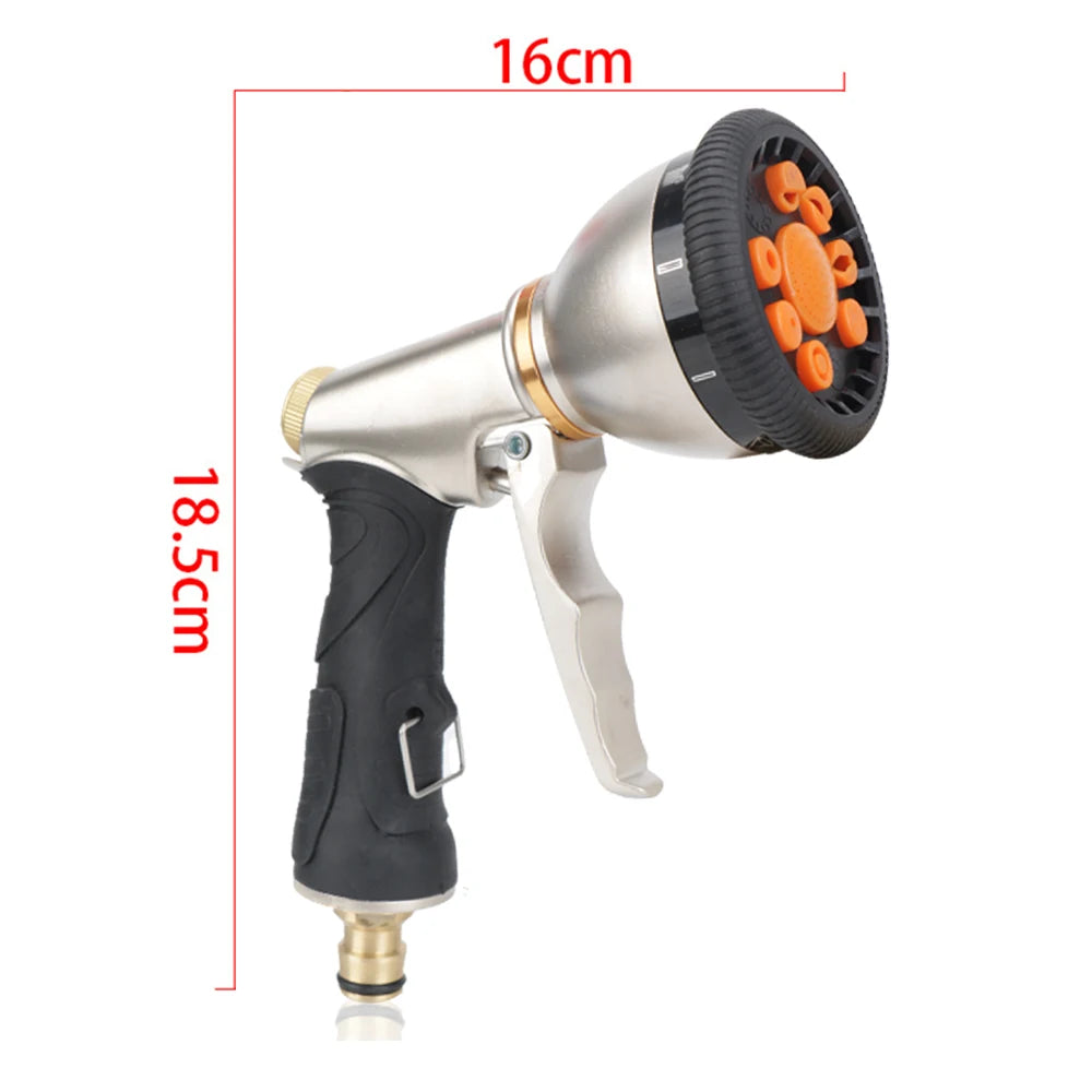 Irrigation Tool Car Washer Rotary Water Spray Gun Garden Watering Sprinkle Adjustable High-Pressure Variable Flow Controls