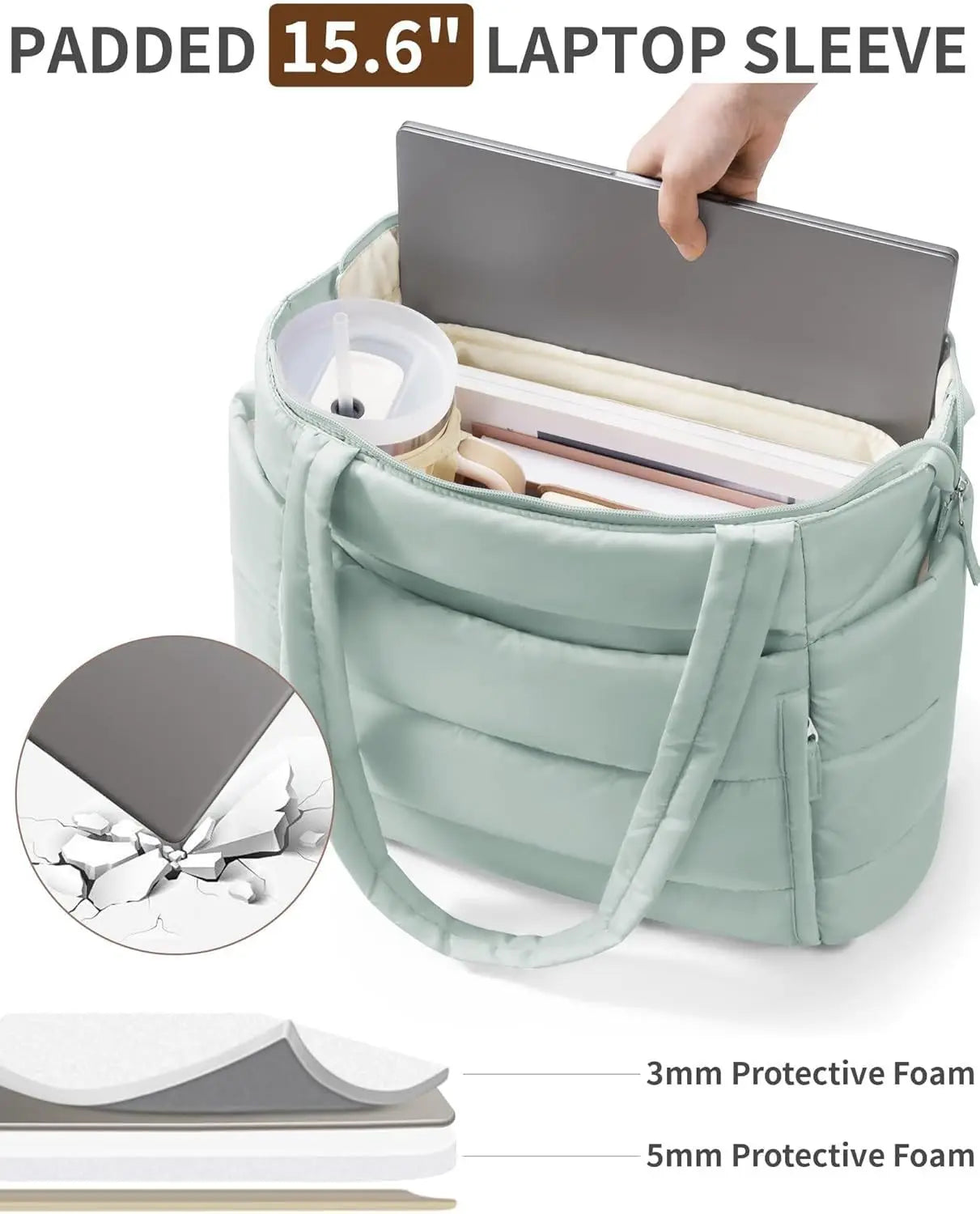 Women Tote bag large-capacity shoulder bag multi-functional travel toiletry makeup bag