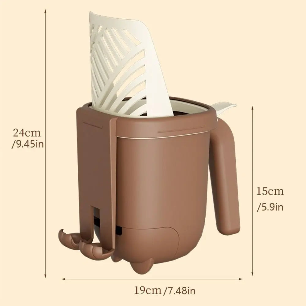 Cat Filter Clean Cat Litter Shovel Scoop Self Cleaning Thickening Cat Litter Box Comfortable Handle Large Capacity