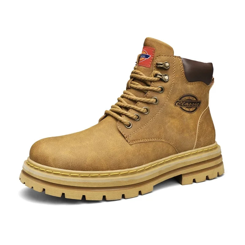 Genuine Leather Boots for Men Shoes Men's Shoe Luxury Shoes High Quality Casual Sneakers Taco Ankle Boots Dress Booty Man Mens