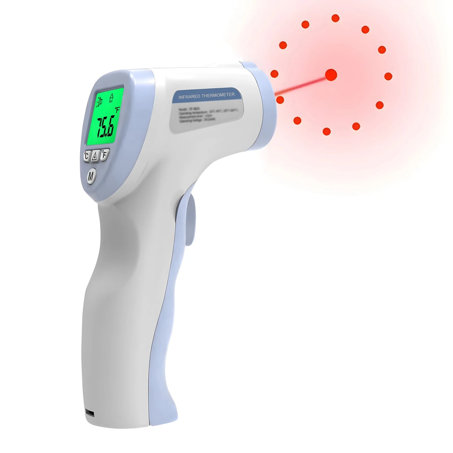 Non-contact Infrared Thermometer High Temperature Meter Probe Laser Pyrometer Suitable temperature of industrial objects