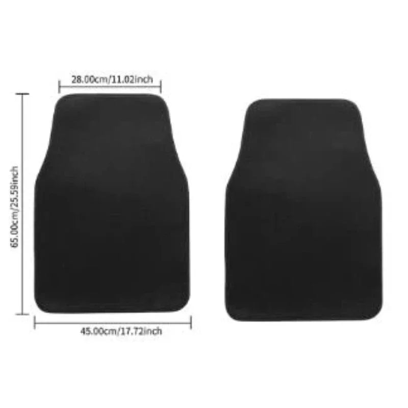 Universal Car Automotive Carpet Floor Mats 1/2/4pcs For Auto SUV Sedans Vans Accessories Dirt and Wear-resistant