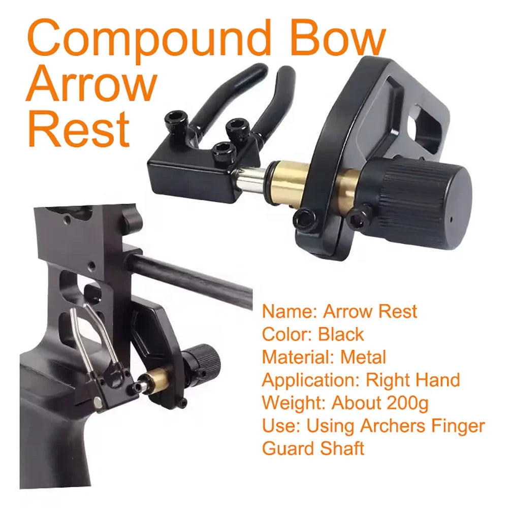 Archery Arrow Rest Compound for RH Type Recurve Bow Hunting Right Hand Estilingue Arrow Shooting Accessory 1Pc