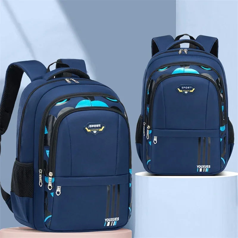 Waterproof Children School Backpack, Casual Primary Schoolbag Book Bag for Boys Daily School Use