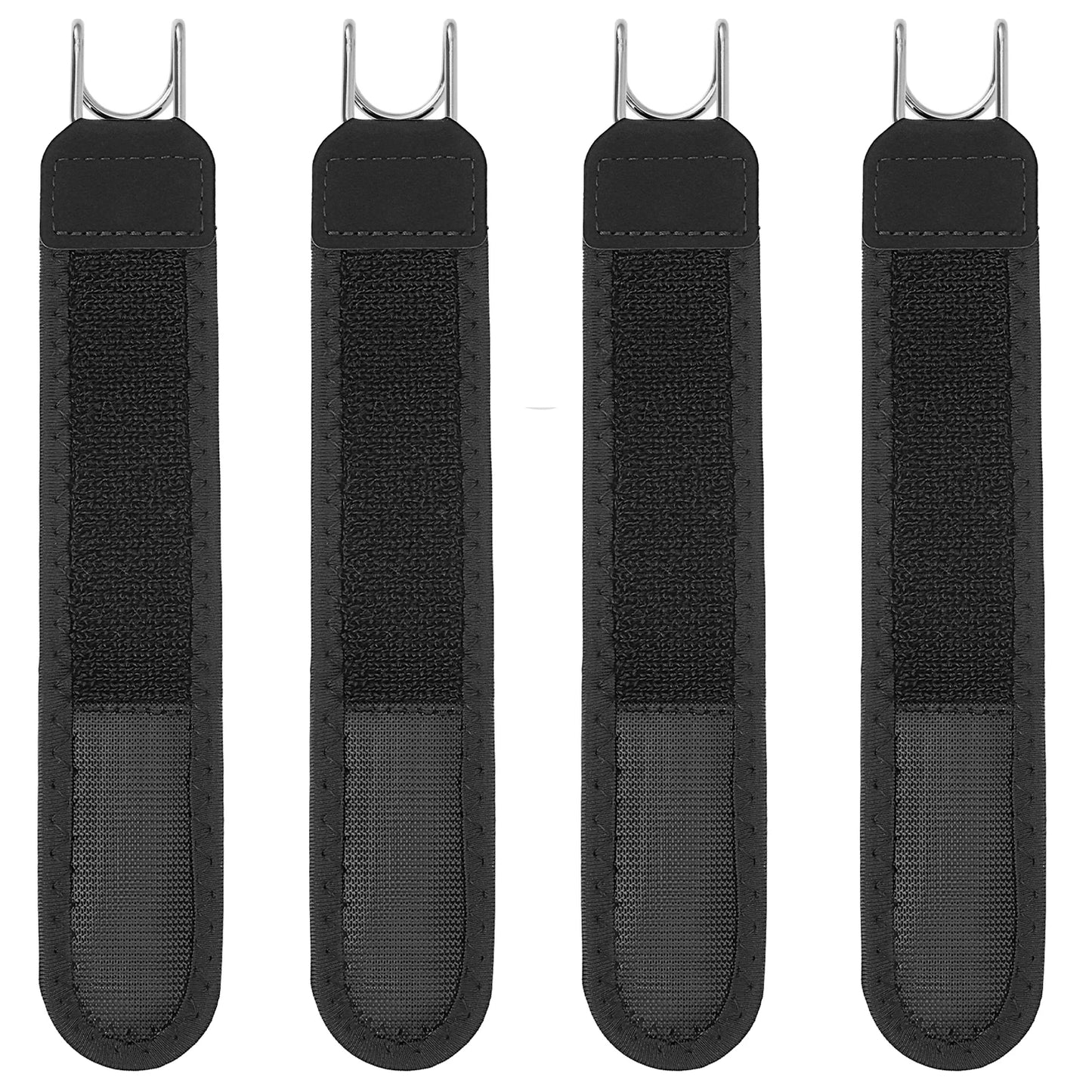 4Pcs Buckleless Belt Hook Adjustable Elastic Waist Buckle Unisex Buckle-Free Invisible Waist Belt For Outdoor Travel Work