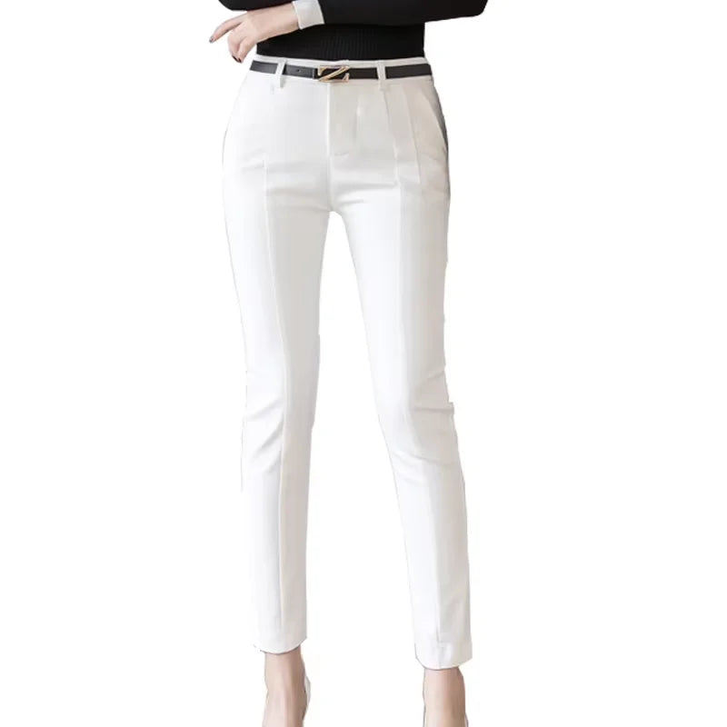 Pants Women Pencil Trousers 2019 High Waist Ladies Office Trousers Casual Female Skinny Bodycon Pants Elastic Pantalones Mujer