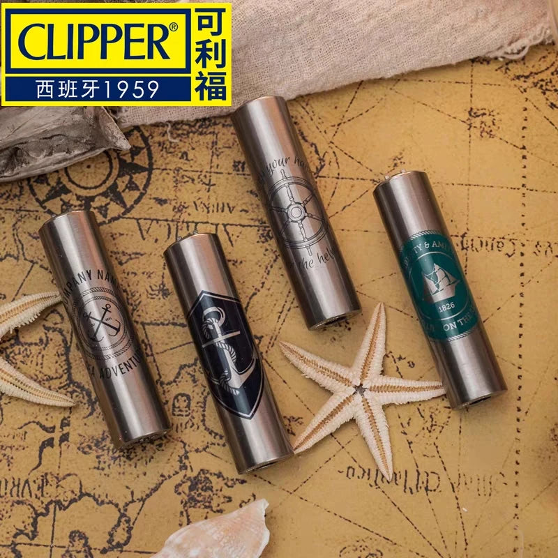 Metal Clipper Lighter Detachable Metal Lighter Environmentally Friendly Inflatable Lighter Grinding Wheel Ignition Tool Men Gift
