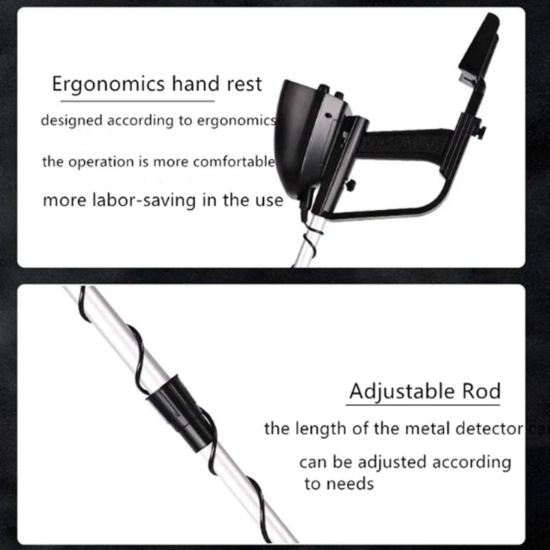 Professional Metal Detector Under Ground MD4030 Outdoor IP68 Waterproof Treasures Gold Detectos Finders Seekers DIY