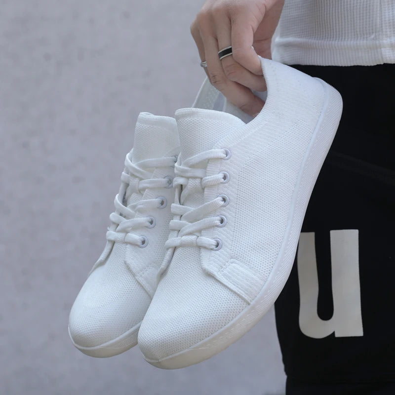 Wide Toe Barefoot Shoes Mens Womens Minimalist Walking Sneakers Shoes | Zero Drop Sole | Breathable Mesh