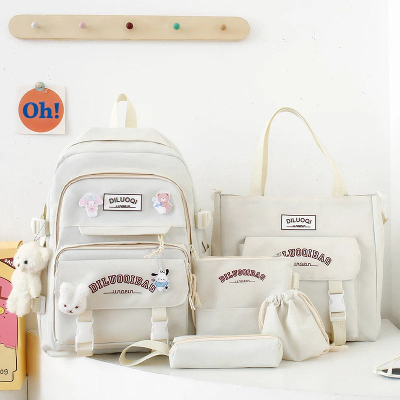 Backpacks Tuition Bag Pencil Case Crossbody Bag High Capacity School Bags 2024 Hot Sale for Girls and Boys Mochilas Escolares