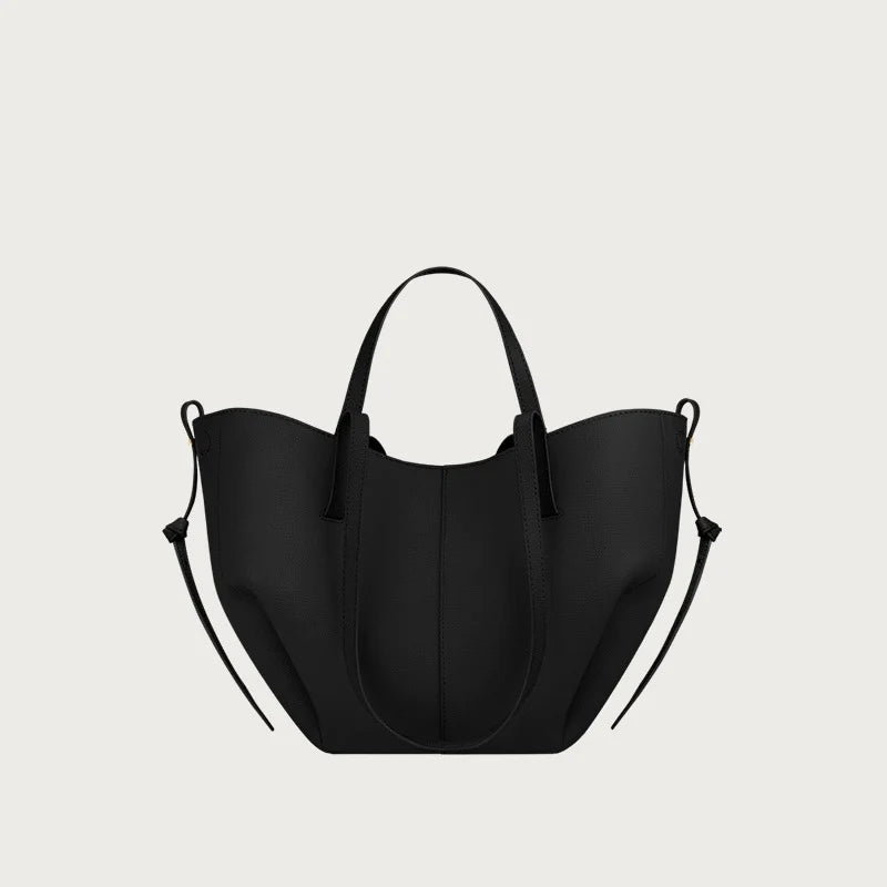 Ladies' fashionable large capacity wing shaped single shoulder handbag, suitable for commuting and shopping