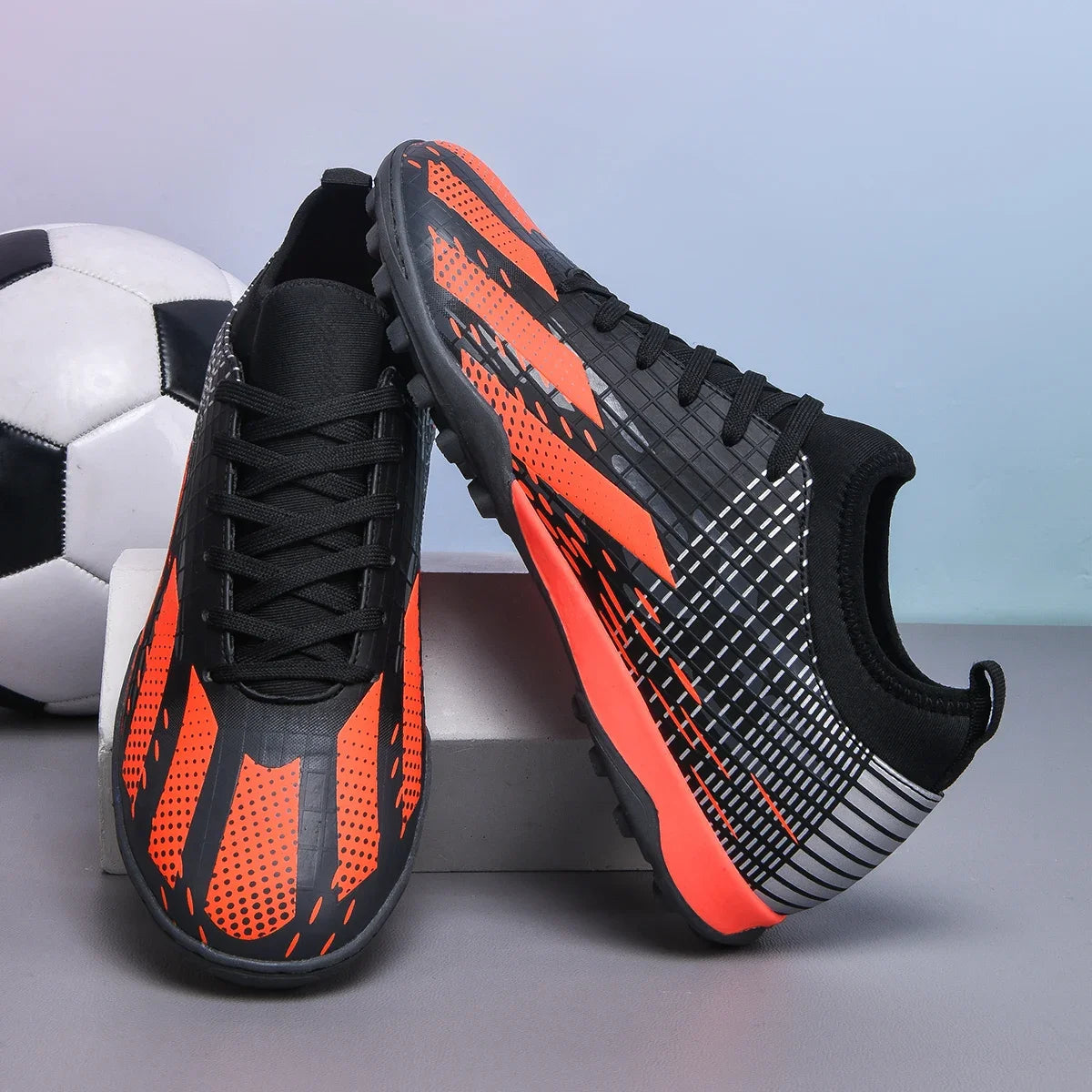 Men Professional Football Shoes Society TF/FG Soccer Shoes  Cleats Original Indoor Football Field Boots Grass Training Sneakers