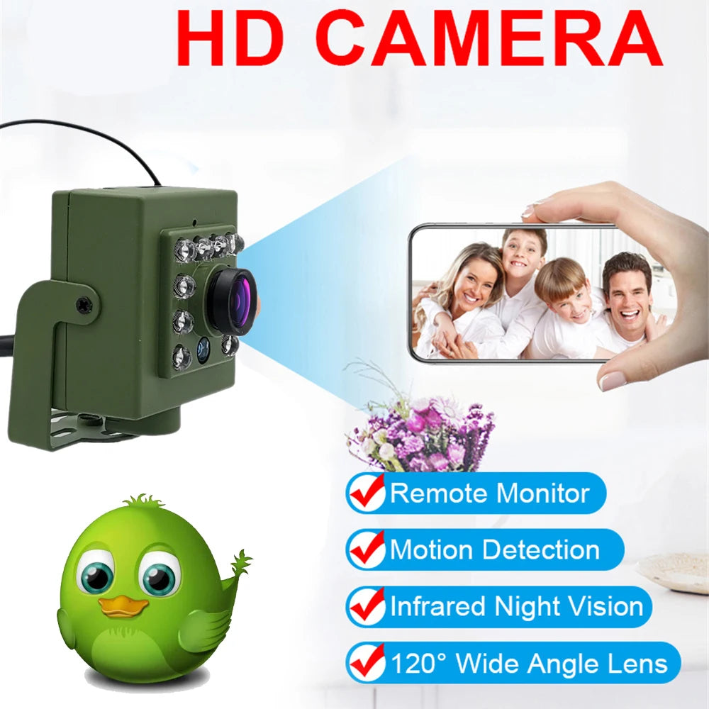 Bird Box Camera WiFi 1080P Night Vision | Indoor Wildlife & Pet Nest Cam