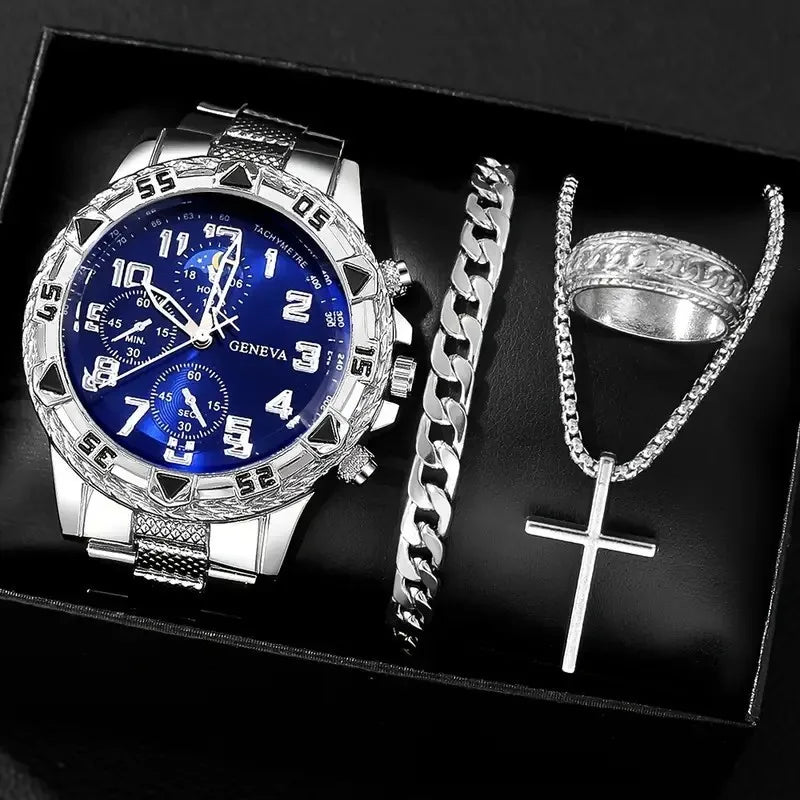 Men Watches Luxury Brand Watches for Men Fashion High Quality Quartz Wristwatches Business Steel Strap Sports Male Clock