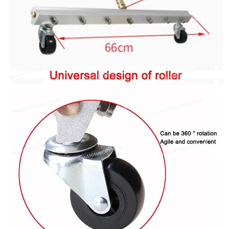 Heavy-Duty Pressure Washer, 53CM Spray Bar with 7 Nozzles for Driveway and Floor Cleaning