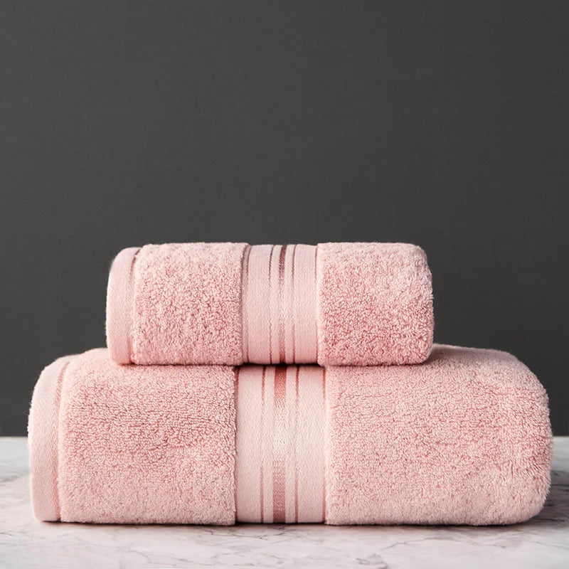 Egyptian Cotton Bath Towels Towels Combed Face Towels Set or Individually Suitable for Sports Travel Home Hotel and Bathroom Use
