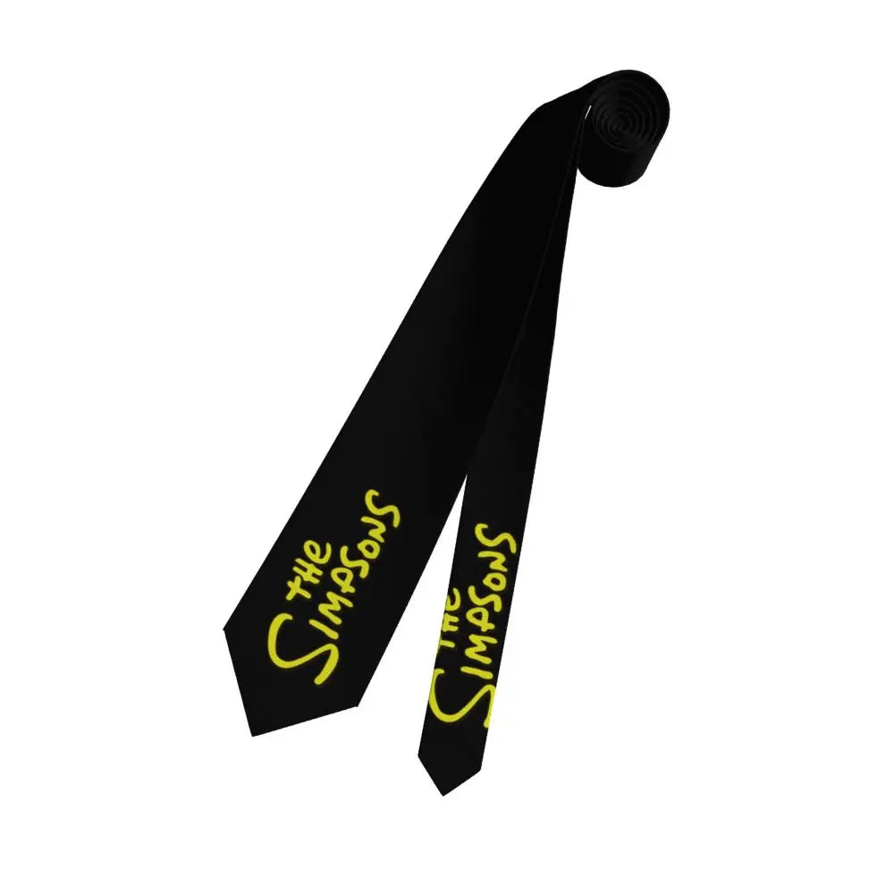 Personalized The S-Simpsones Homer Neck Ties Men Formal Silk Wedding Neckties
