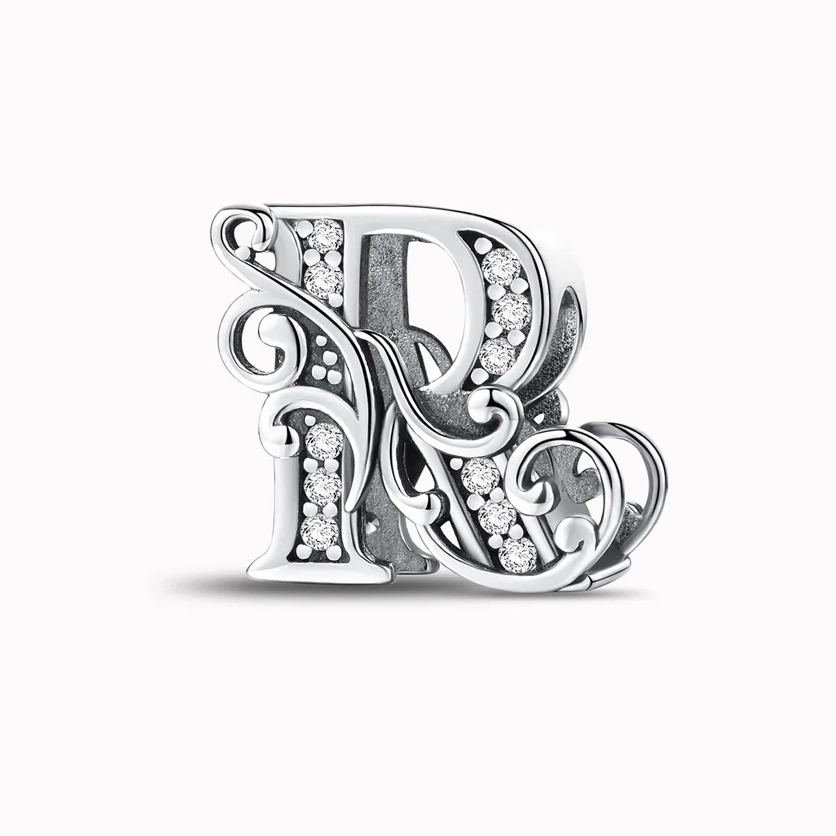 925 Sterling Silver English Letter Charms Beads Fit Original Pan DIY Bracelets Making Gift Of High Quality Fine Jewelry
