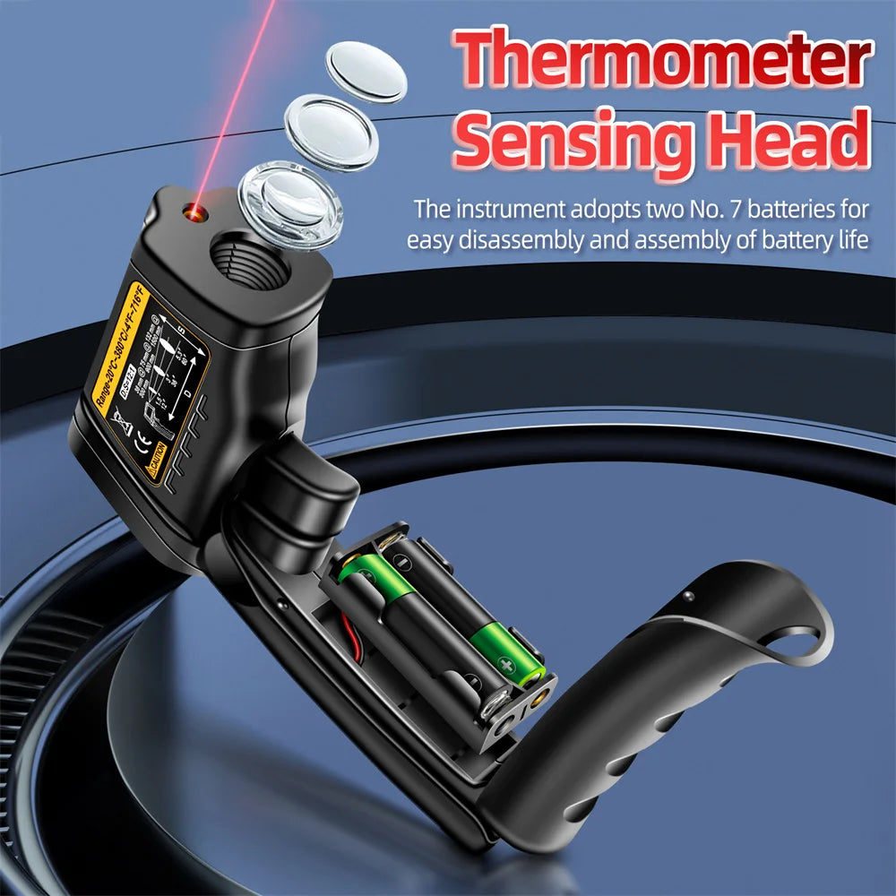 TH103 Digital Infrared Thermal imager Handheld Non Contact IR Laser Thermometer For Cooking Meat Pool Pizza Oven BBQ Food