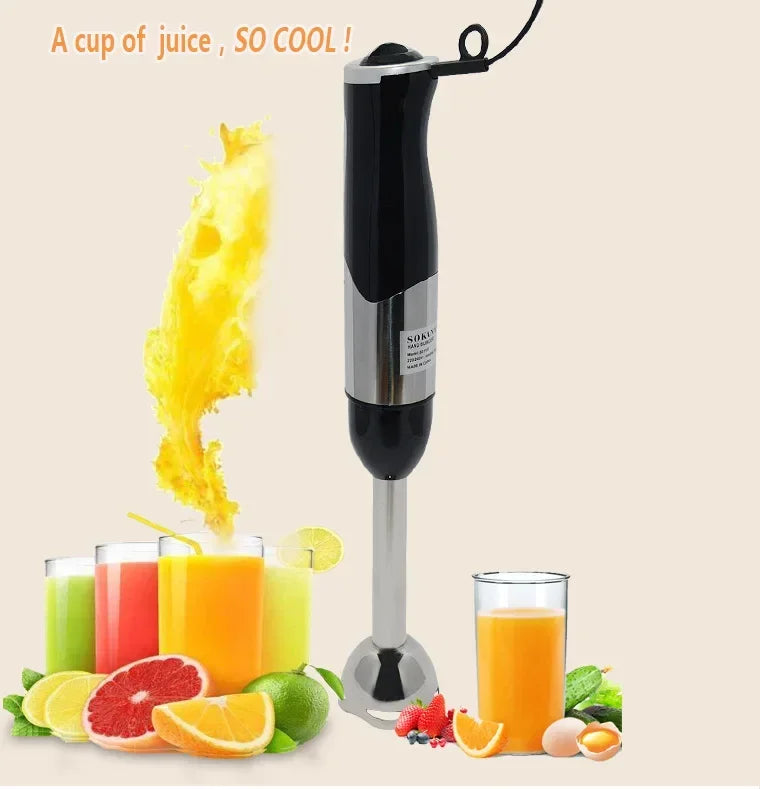 Houselin Immersion Blender Handheld Hand Blender 700W, Blender with Chopper for Baby Food and Smoothies