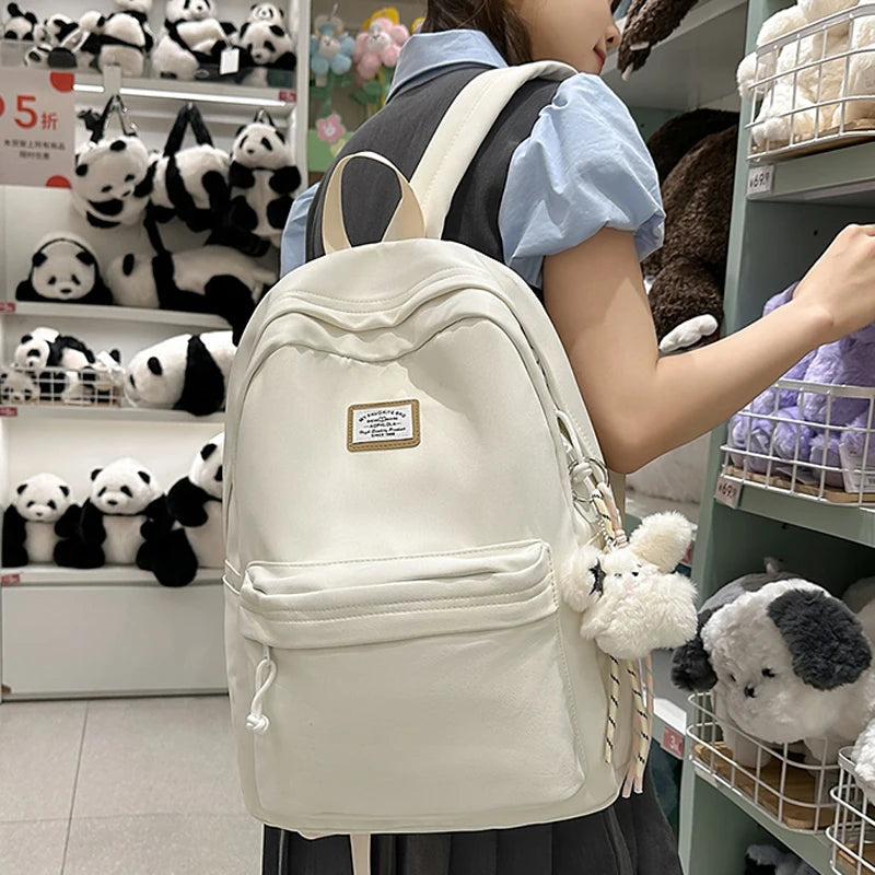 2026 New High Quality nylon Backpacks School Book Bags for Teenage Girls Boys Female College Men Laptop BagPack Casual Backpack