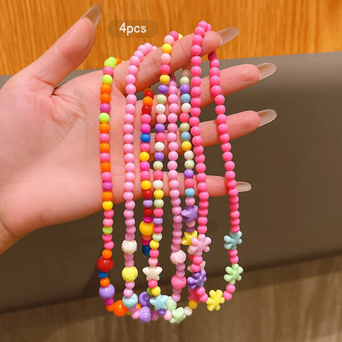 4 simple, versatile, sweet, cute, colorful and fashionable necklaces suitable for daily use