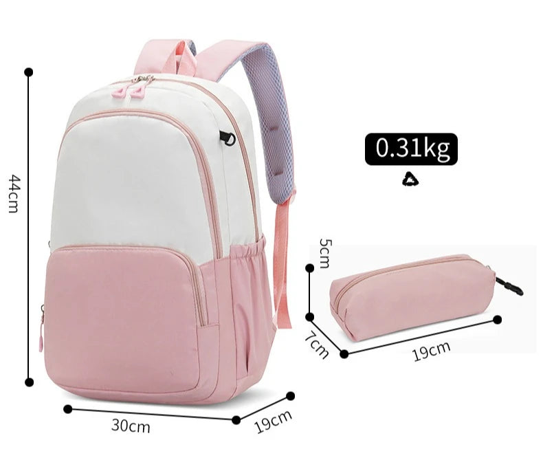 Scooby Doo Schoolbag Large Capacity Casual Bookbag with Pencil Bag Student Sport Travel Cartoon Dog Backpack Back To School Gift