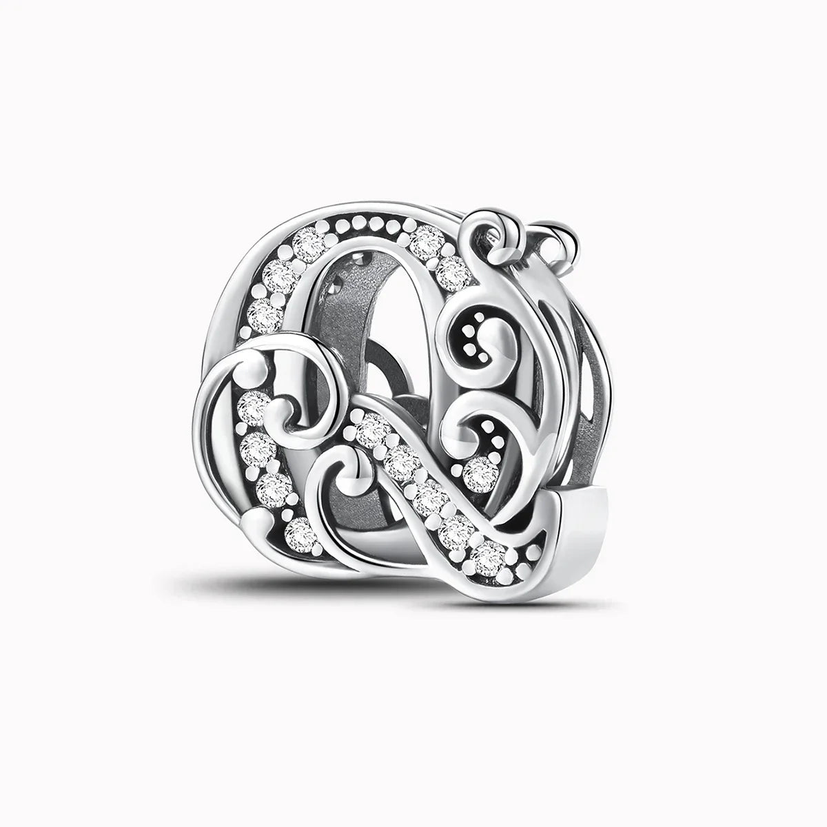 925 Sterling Silver English Letter Charms Beads Fit Original Pan DIY Bracelets Making Gift Of High Quality Fine Jewelry