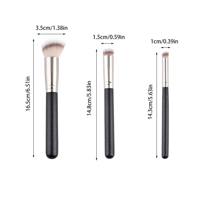 Foundation Concealer Brush Premium Contour Blusher Brushes Flawless Under Eye Dense Face Makeup Brush for Blending
