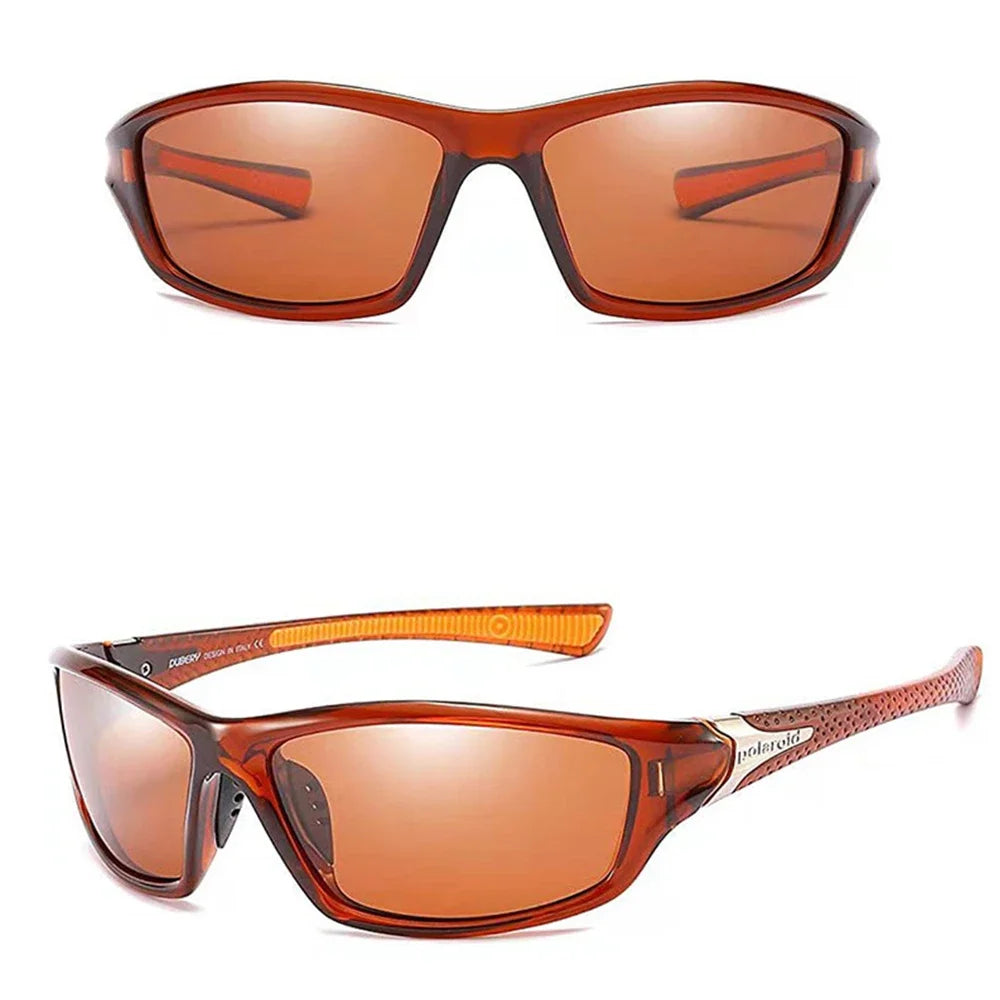 Luxury Polarized Men Driving Sunglasses Classic Retro Style Outdoor Sports Cycling Fishing Camping UV400 Protective Sun Glasses