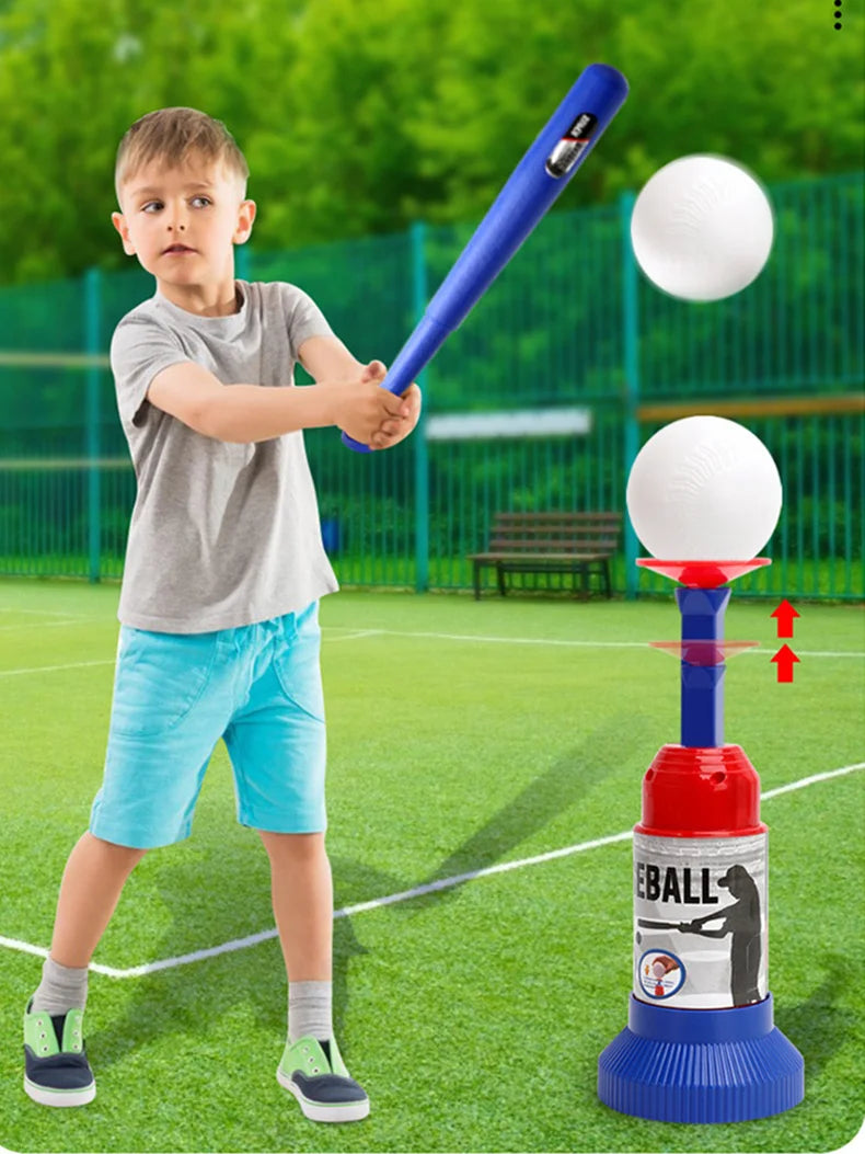 Baseball Ball Toys Backyard Outdoor Sports Toy Adjustable Automatic Pitching Baseball Machine Games Sets Birthday Kids Boy Gift
