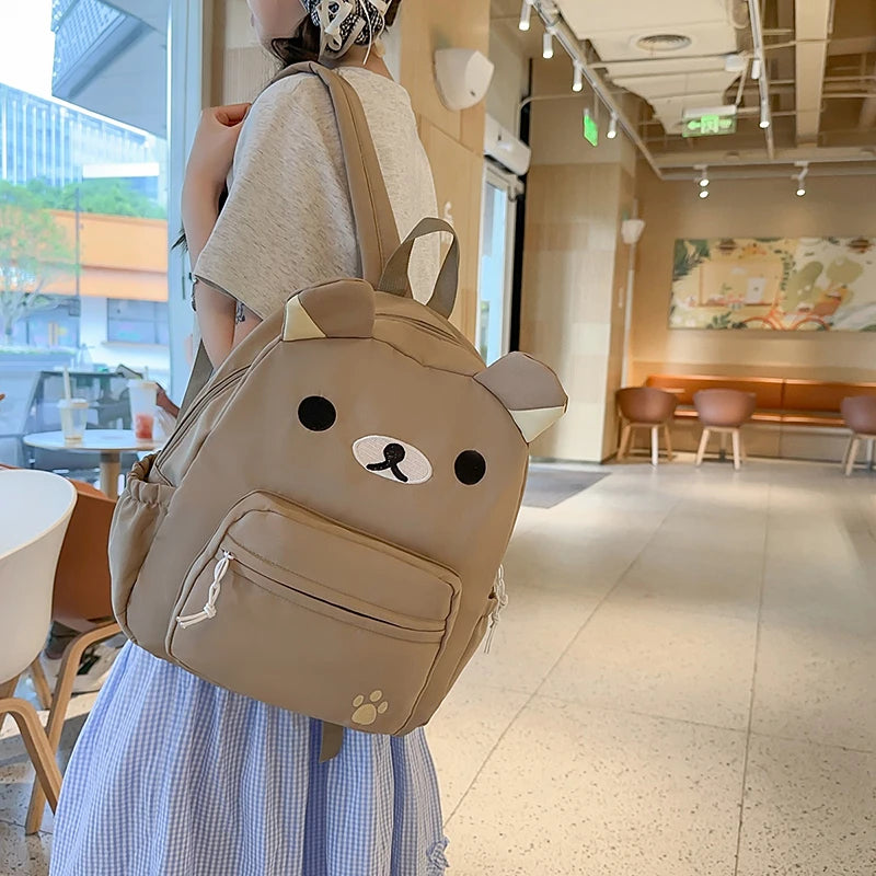 Students Schoolbag Tutoring Bag Large Capacity Knapsack Waterproof Outdoor Travel Backpack Tote Gift