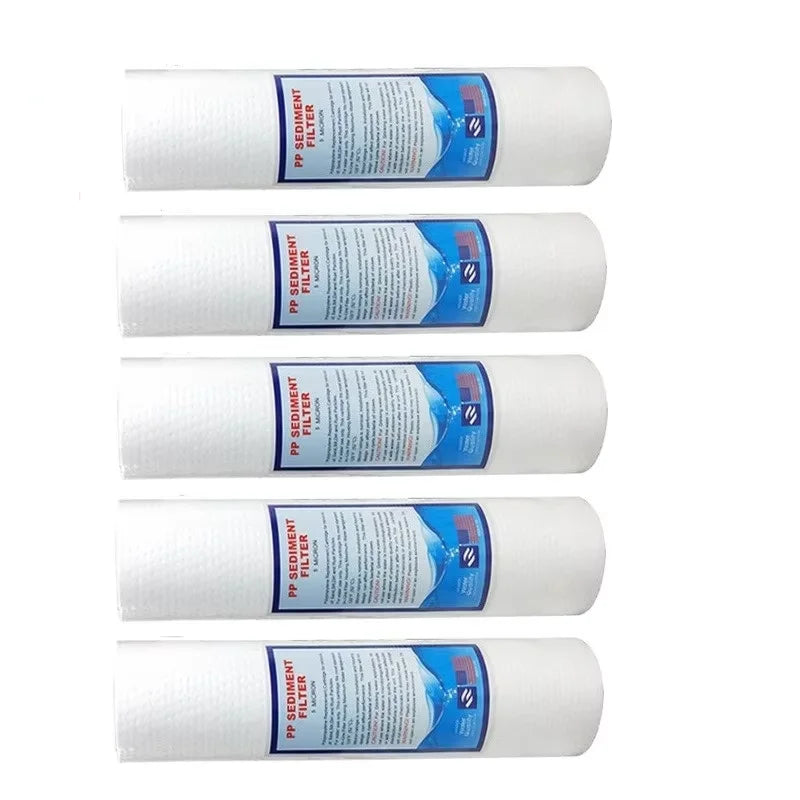 5Pcs/lot Replacement Water Sediment Filters (1 Micron) 2.5" x 10" Cartridges