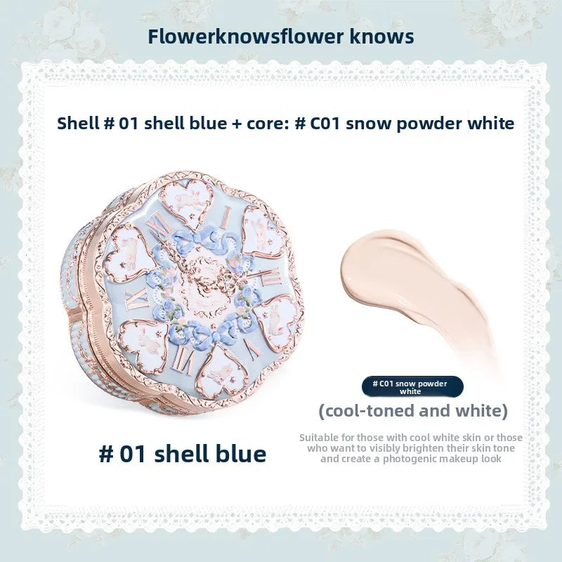 [New Product] Bonnie Garden Flower Knows Air Cushion Powder Delicate Skin Concealer Makeup
