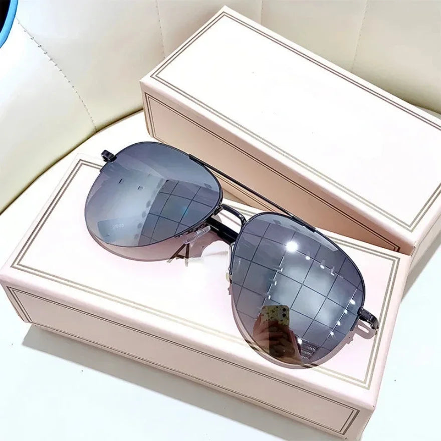 Outdoor Polarized Sunglasses Unisex Men Women Gradient Lens UV400 Driving Travel Sun Glasses Male Ultralight Anti-glare Goggles